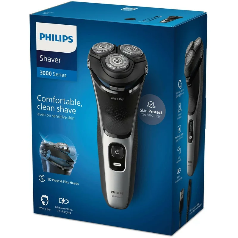 Philips S3143/00 Herrenrasierer Wet & Dry mit SkinProtect