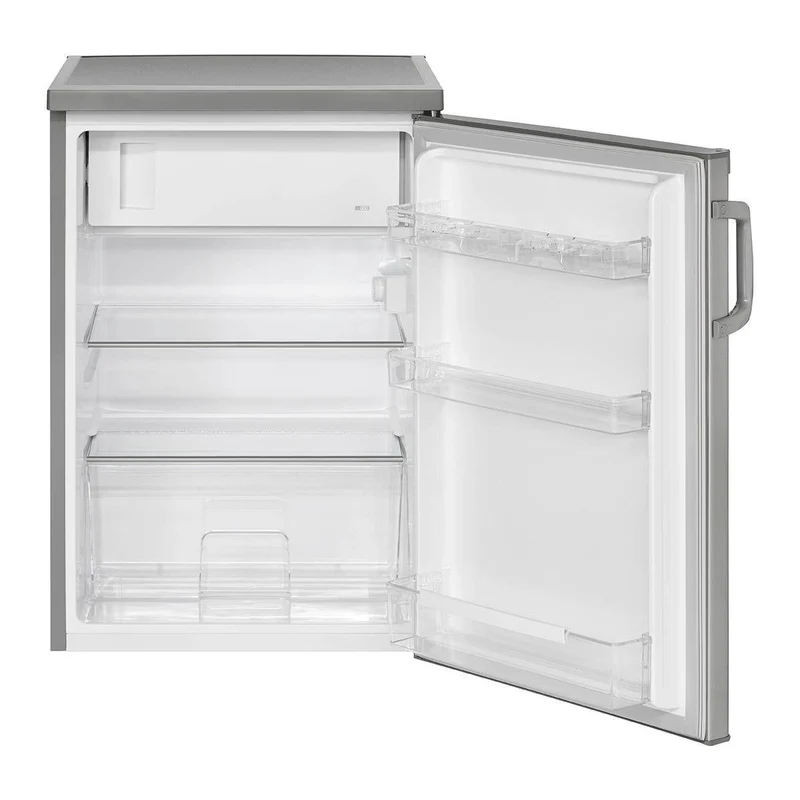 Bomann KS 2194.1 INOX Tischkühlschrank 120L mit Gefrierfach