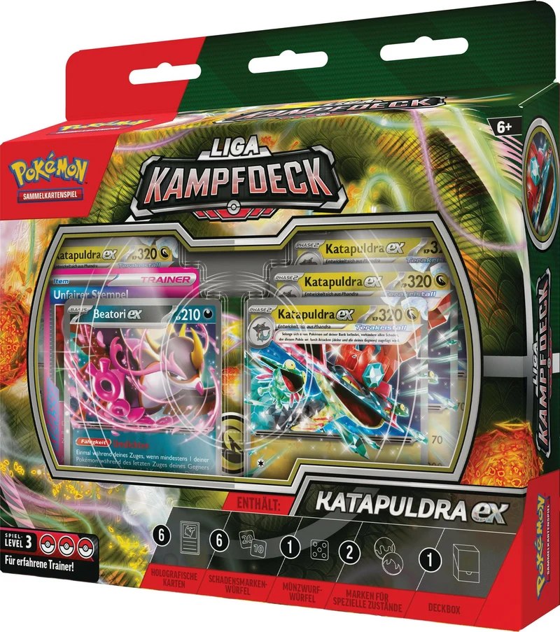 Pokémon Liga-Kampfdeck Katapuldra-ex – 60 Karten Deck