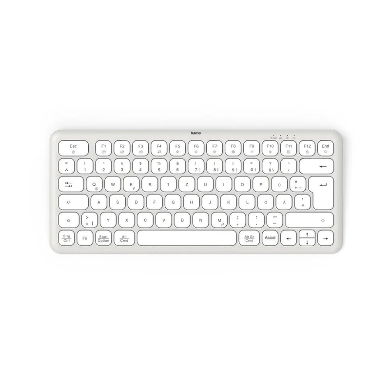 Hama WK-500 Multi-Device Tastatur kabellos Funk/BT QWERTZ