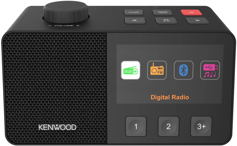 Kenwood CR-M70DAB-B DAB+ Radio, Bluetooth, USB-C, Akku
