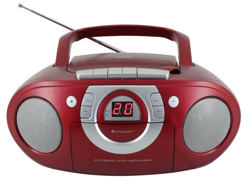 Soundmaster SCD5100RO Radiorekorder CD Kassettenspieler