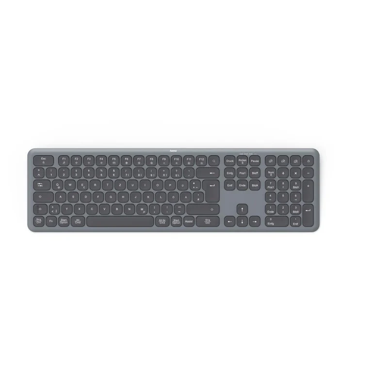 Hama WK-550 Tastatur kabellos Multi-Device, Funk/Bluetooth