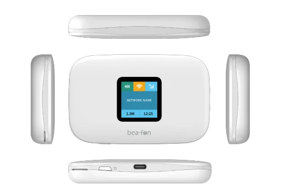 Beafon MR2 Mobiler Router 4G LTE, 150Mbps, Farbdisplay