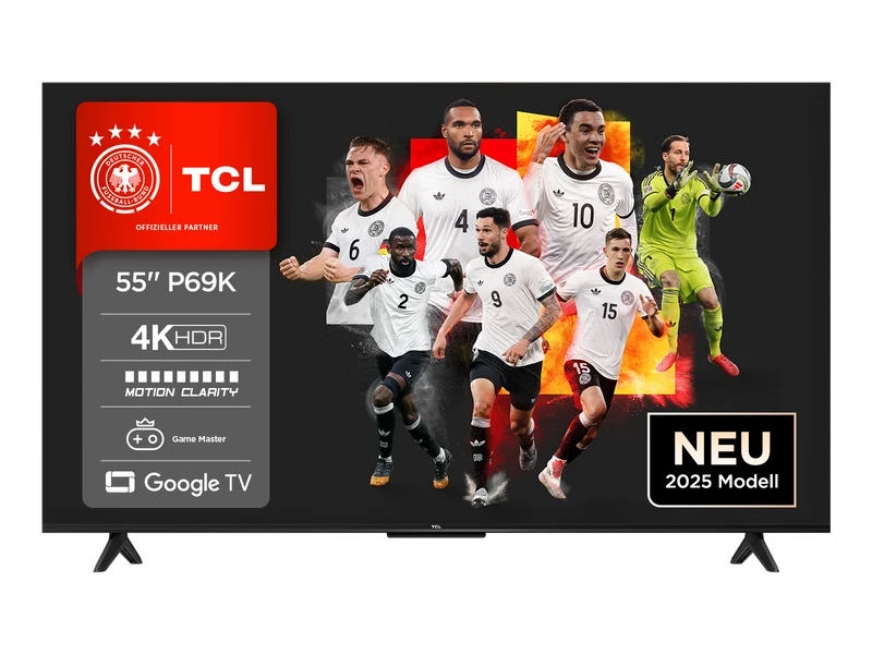TCL 55P69K LED-TV 55" 4K UHD Google TV WiFi