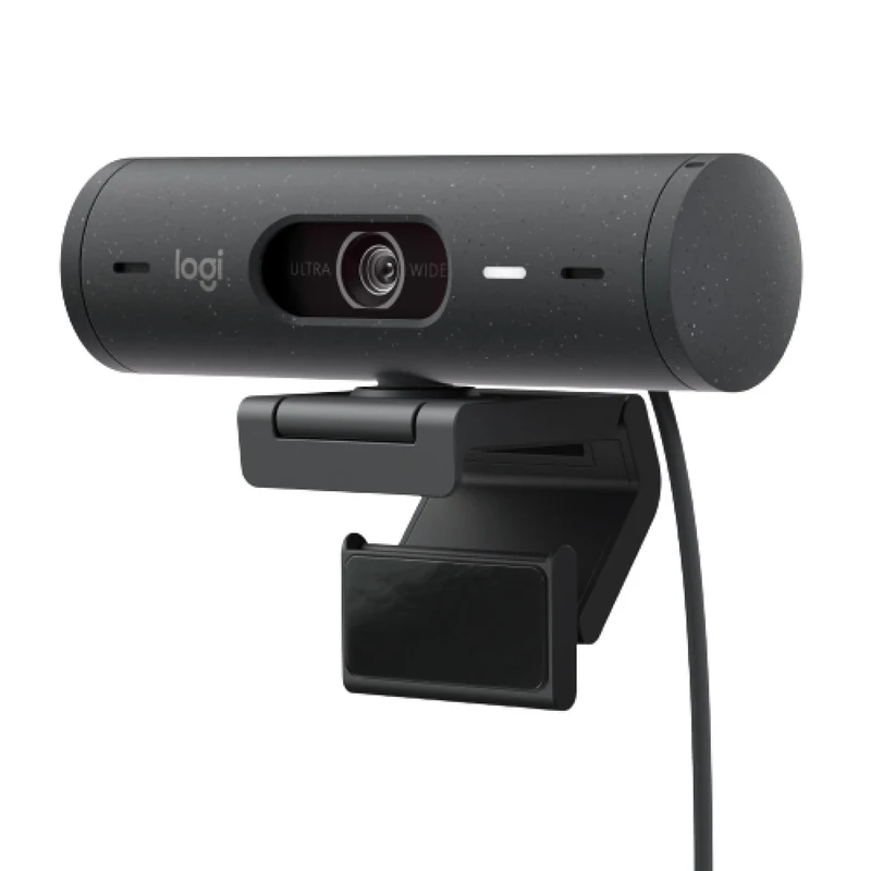 Logitech Brio 500 Full-HD-Webcam, Auto-Licht, Doppelmikrofon