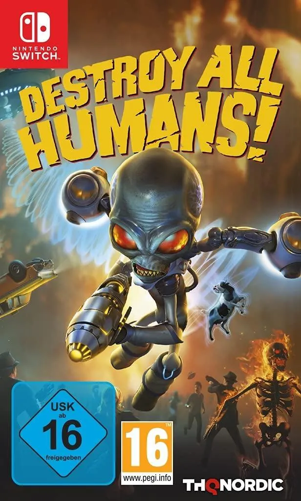Destroy All Humans - Nintendo Switch-Spiel, Adventure