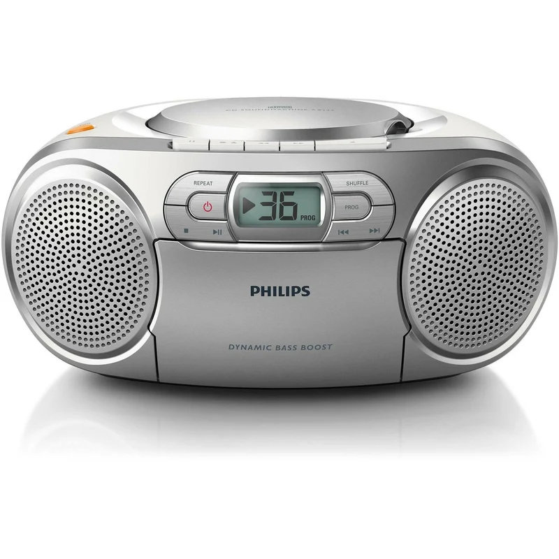 Philips AZ127/12 Tragbarer CD-Radiorekorder Silber