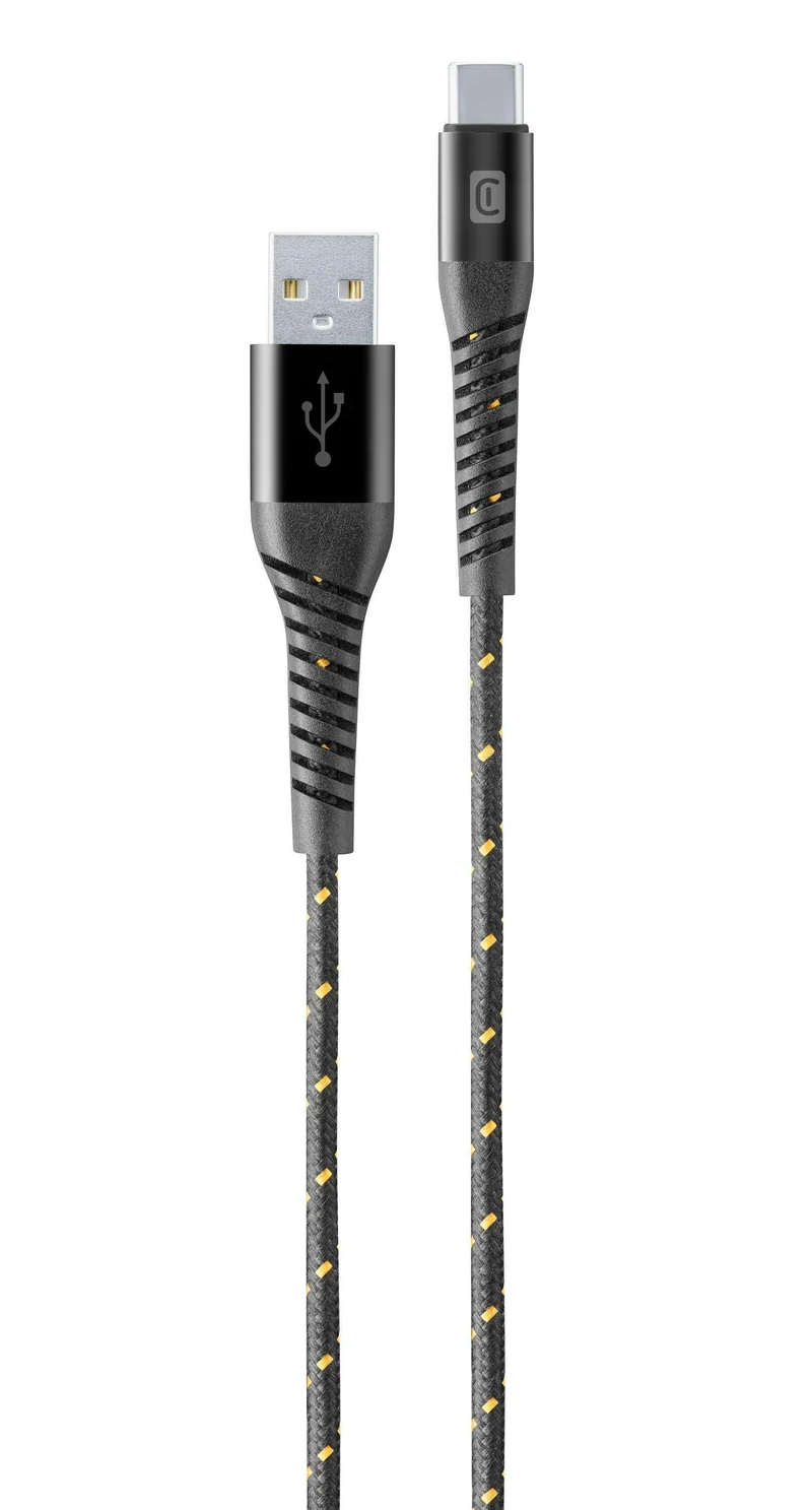 Vivanco CELLULARLINE Extreme USB C Kabel 1m Schwarz