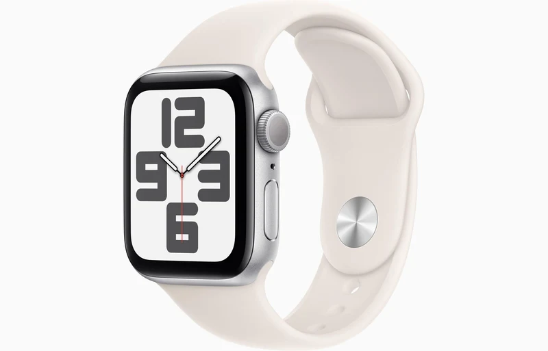 Apple Watch SE (2. Gen) 44 mm GPS Alu Smartwatch Polarstern