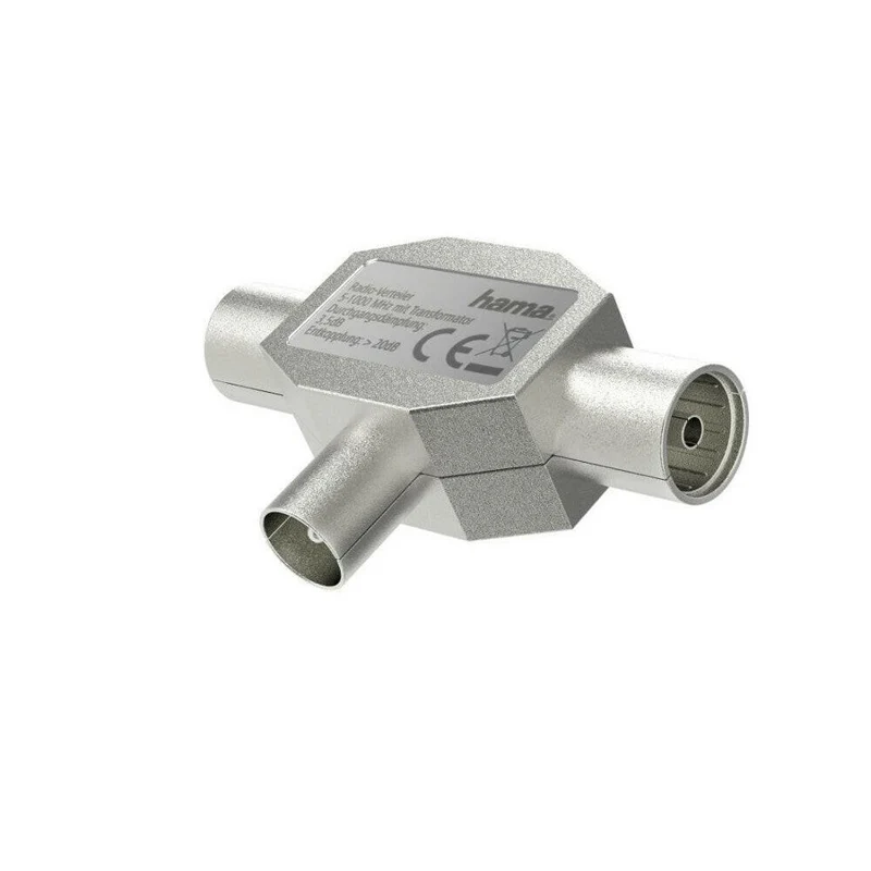 Hama Antennenverteiler 2x Koaxial, Metallgehäuse, 1000MHz