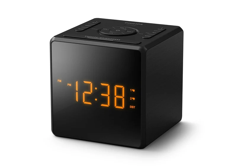 Philips TAR4500 Dual-Alarm FM Radiowecker mit USB-C