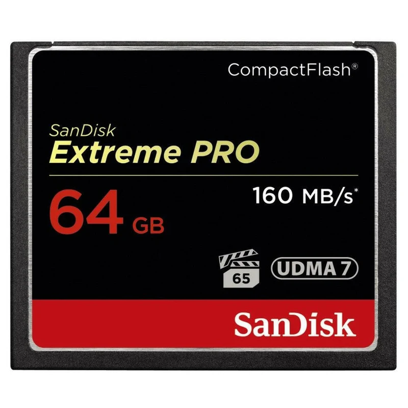 SanDisk Extreme PRO CompactFlash 64GB, 160MB/s, VPG-65