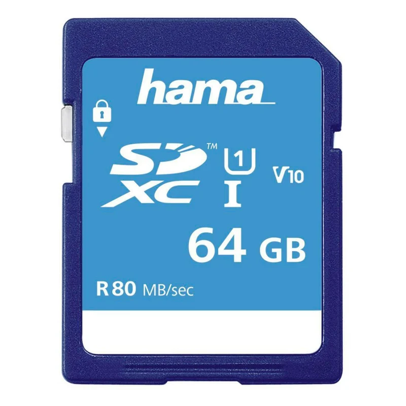 Hama SDXC Speicherkarte 64GB Class 10 UHS-I 90MB/s