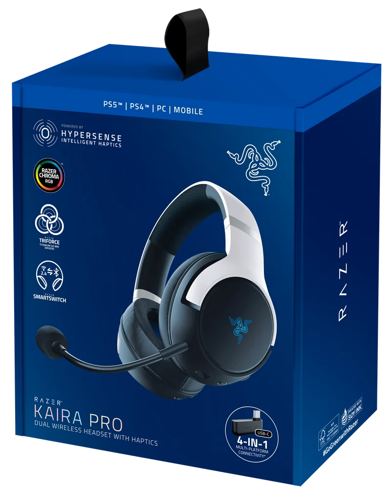 Razer Kaira Pro - Dual Wireless PS5 Headset, Razer