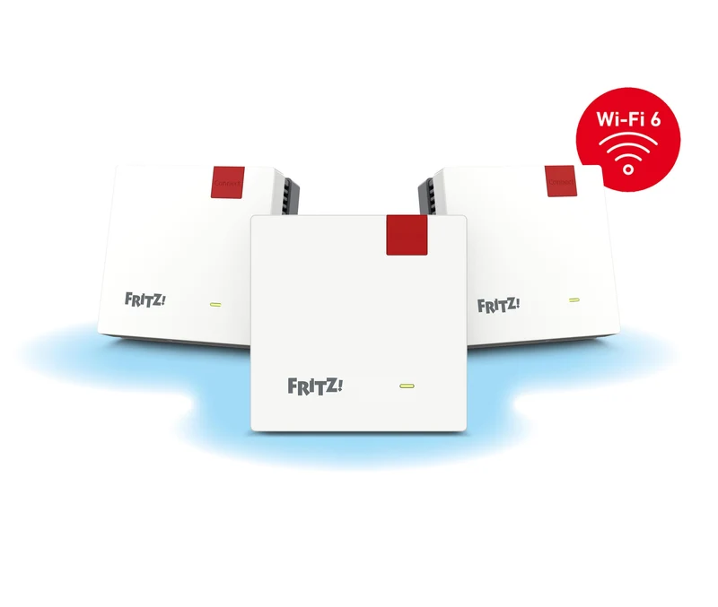 AVM FRITZ!Mesh Set 1600 3er-Set Mesh-WLAN Wi-Fi6 3000 MBit/s