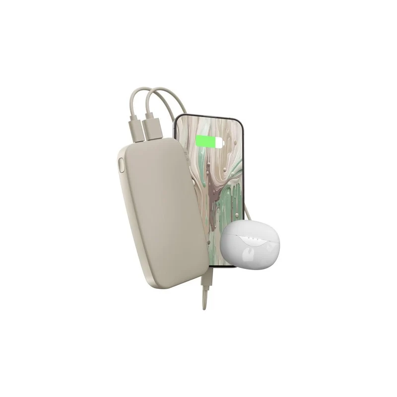 Fresh 'n Rebel Powerbank 12000mAh USB-C 20W Silky Sand
