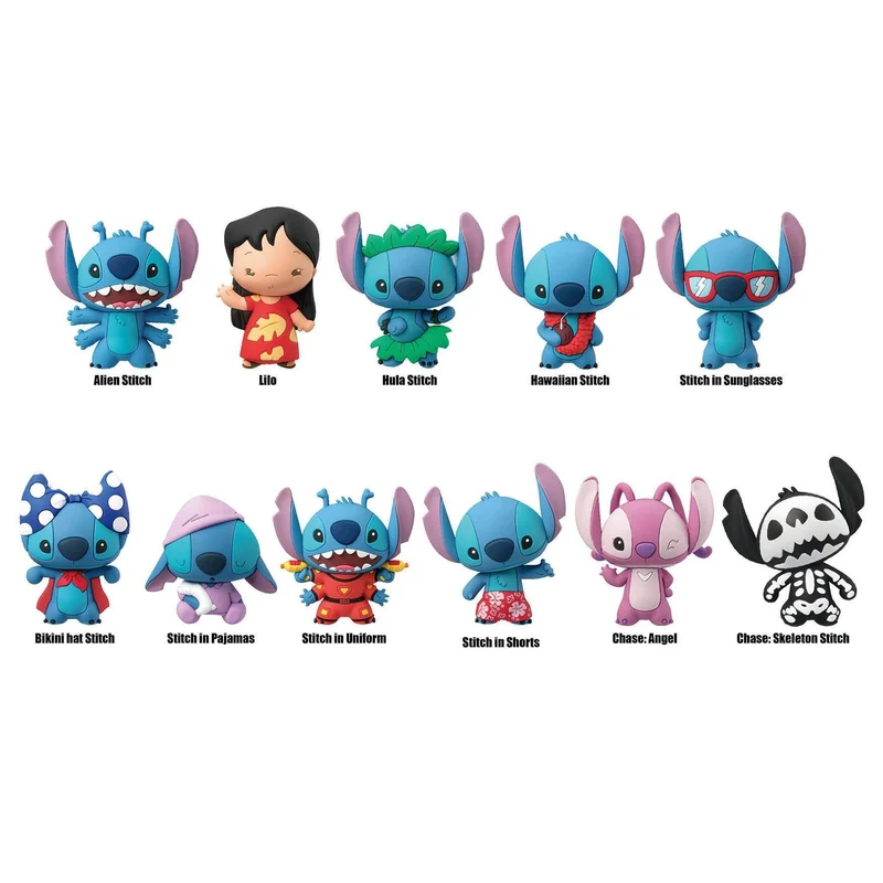 Mighty Jaxx Disney-S1 Stitch Rucksackanhänger PU 6 cm