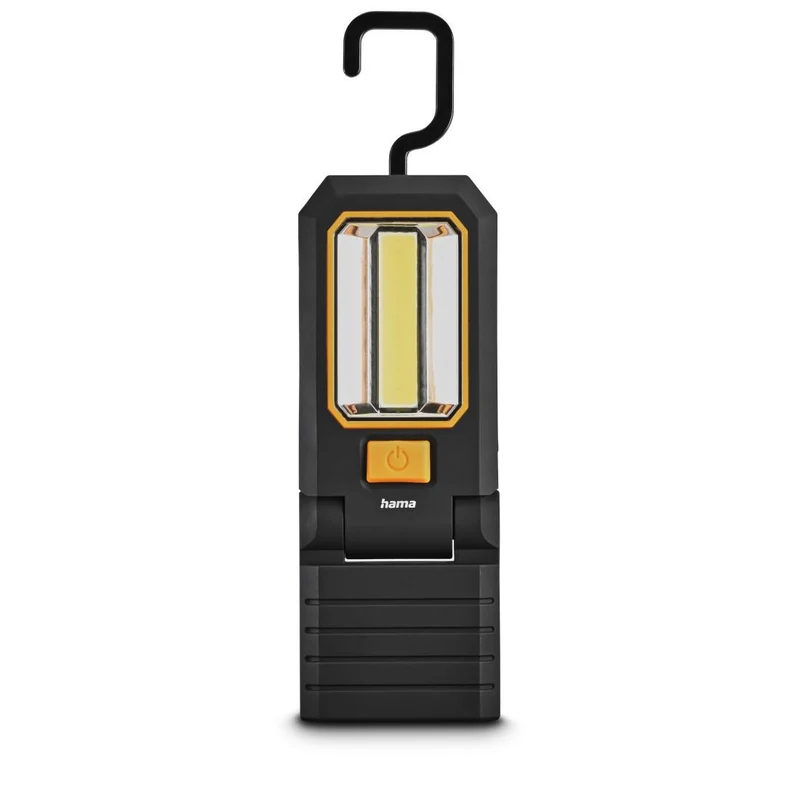 HAMA W210 LED-Arbeitsleuchte, COB, Batterien, Magnet, Haken