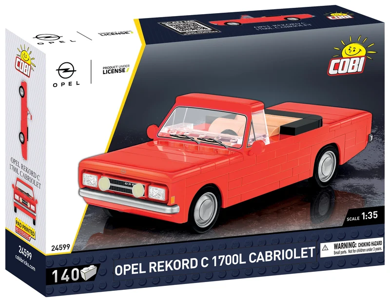 COBI Opel Rekord C 1700L Cabriolet Klemmbaustein-Set 1:35