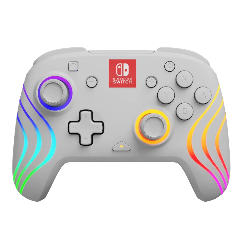PDP Afterglow Wave Wireless Controller – Switch OLED, White