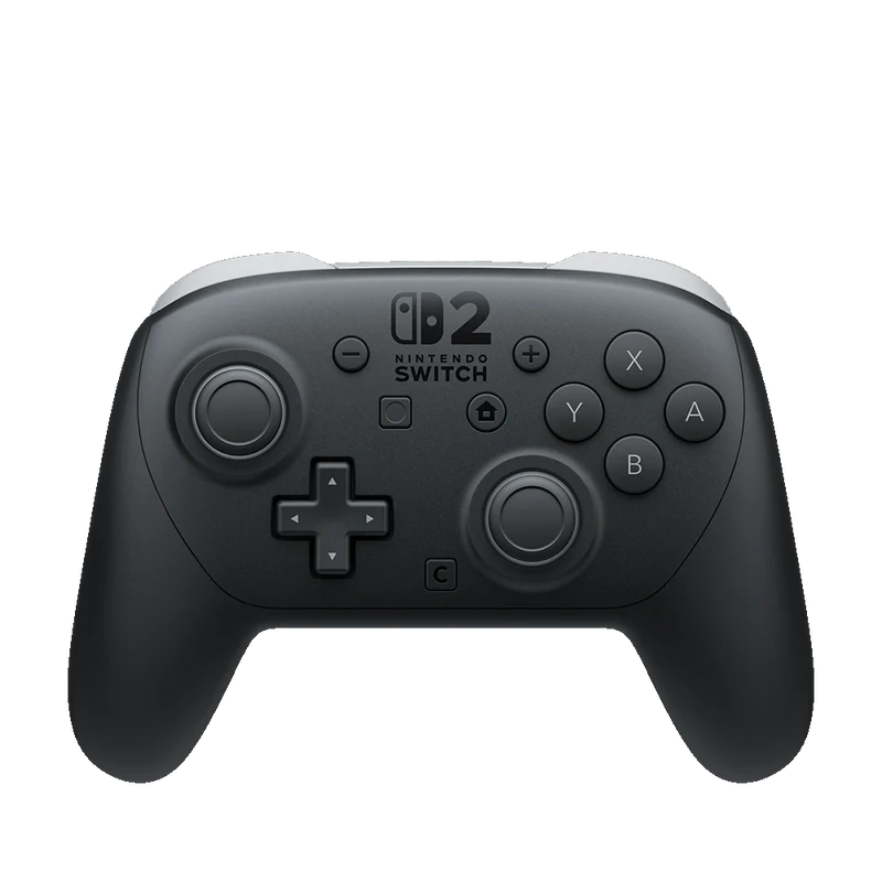 Nintendo Switch 2 Pro Controller schwarz amiibo HD-Vibration