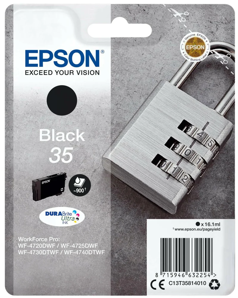 Epson Original C13T35814010 Druckerpatrone schwarz 16,1 ml