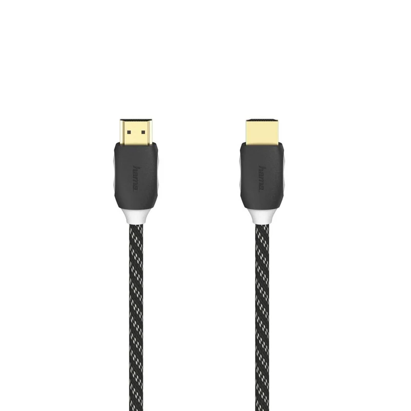 Hama 00205447 HDMI-Kabel 3m Ethernet 4K, vergoldet