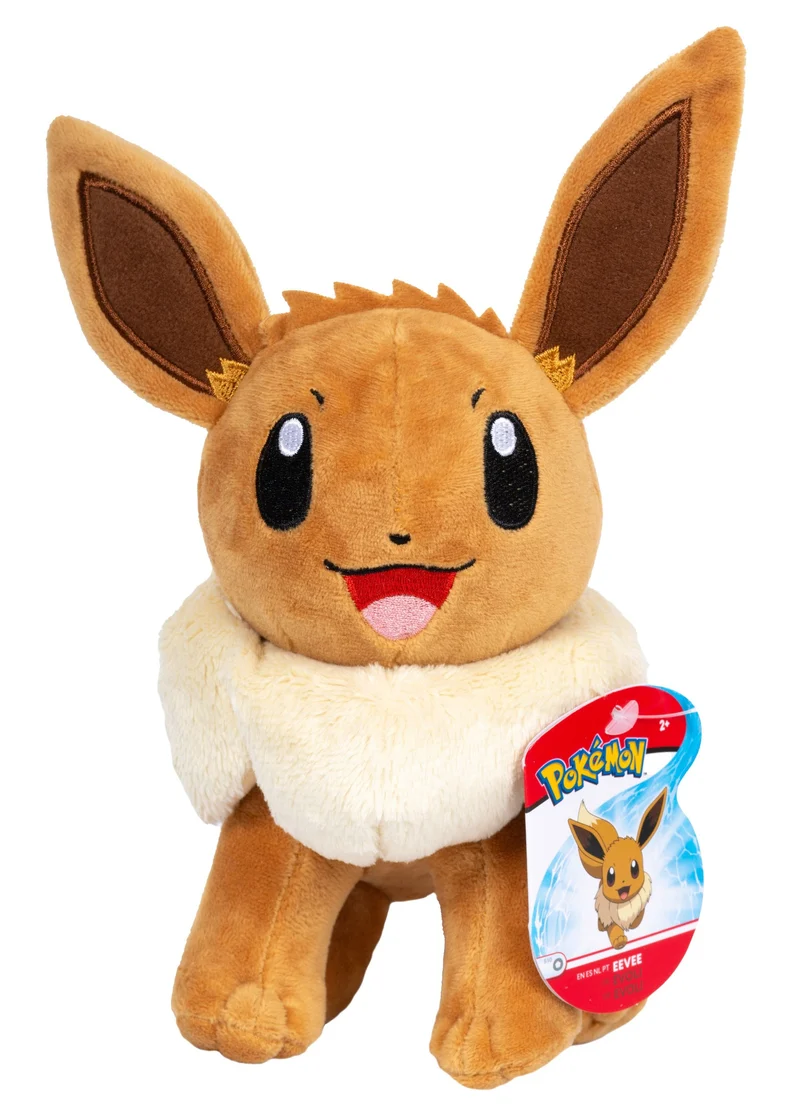 Pokémon PKW2386-20cm Evoli Plüsch Kuscheltier offiziell