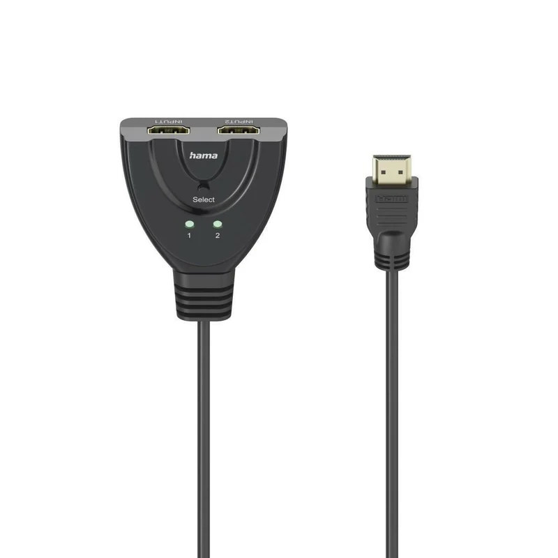 Hama 4K HDMI™ Switch 2x1 - Plug & Play, ohne Stromversorgung