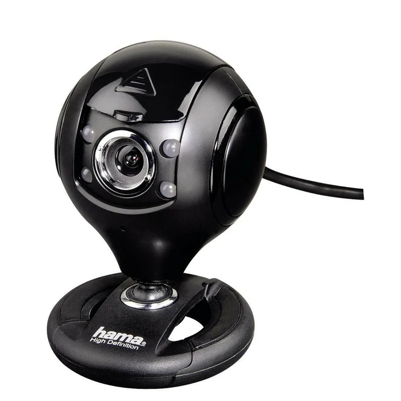 Hama HD Webcam mit Mikrofon - USB, 1280x720, Schwarz