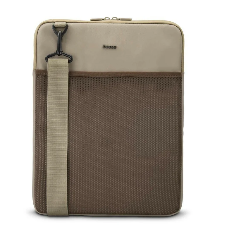 Hama Laptop-Sleeve "To Go" 40-41 cm braun mit Schultergurt