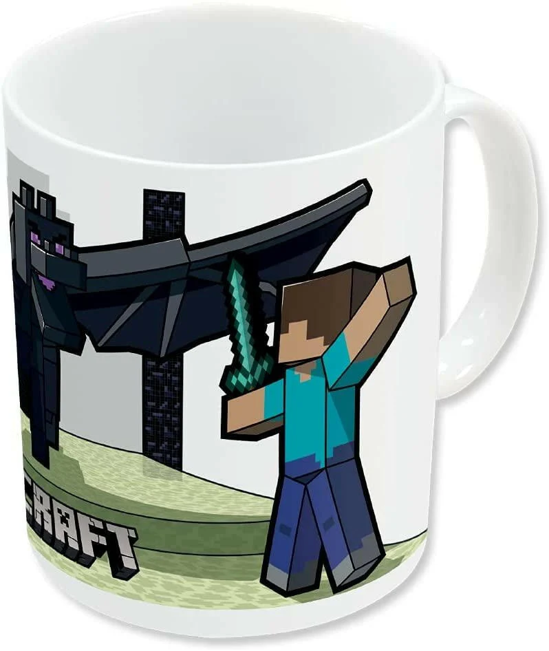 Minecraft Tasse Alex Steve Drache – 325 ml für Gamer