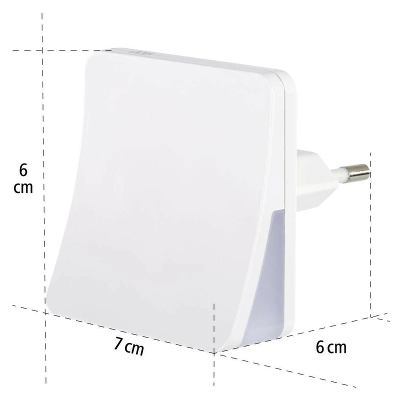 Hama LED Nachtlicht DayNight Sensor für Steckdose, warmes