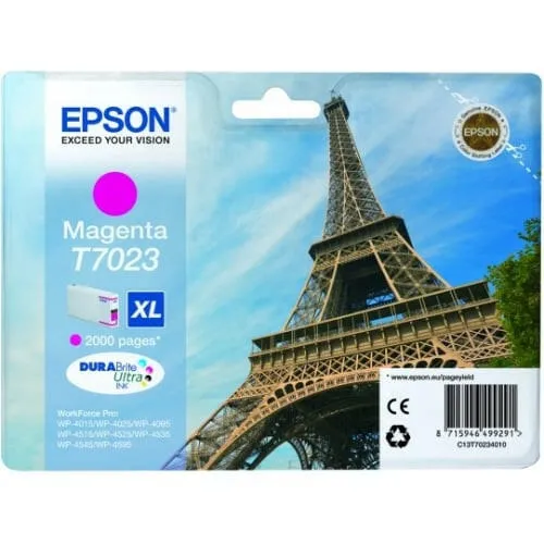 Epson C13T70234010 XL Magenta Tintenpatrone 2000 Seiten