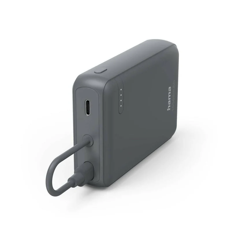 HAMA Powerbank 10000mAh mit 2x USB-C, Power Pack Travel