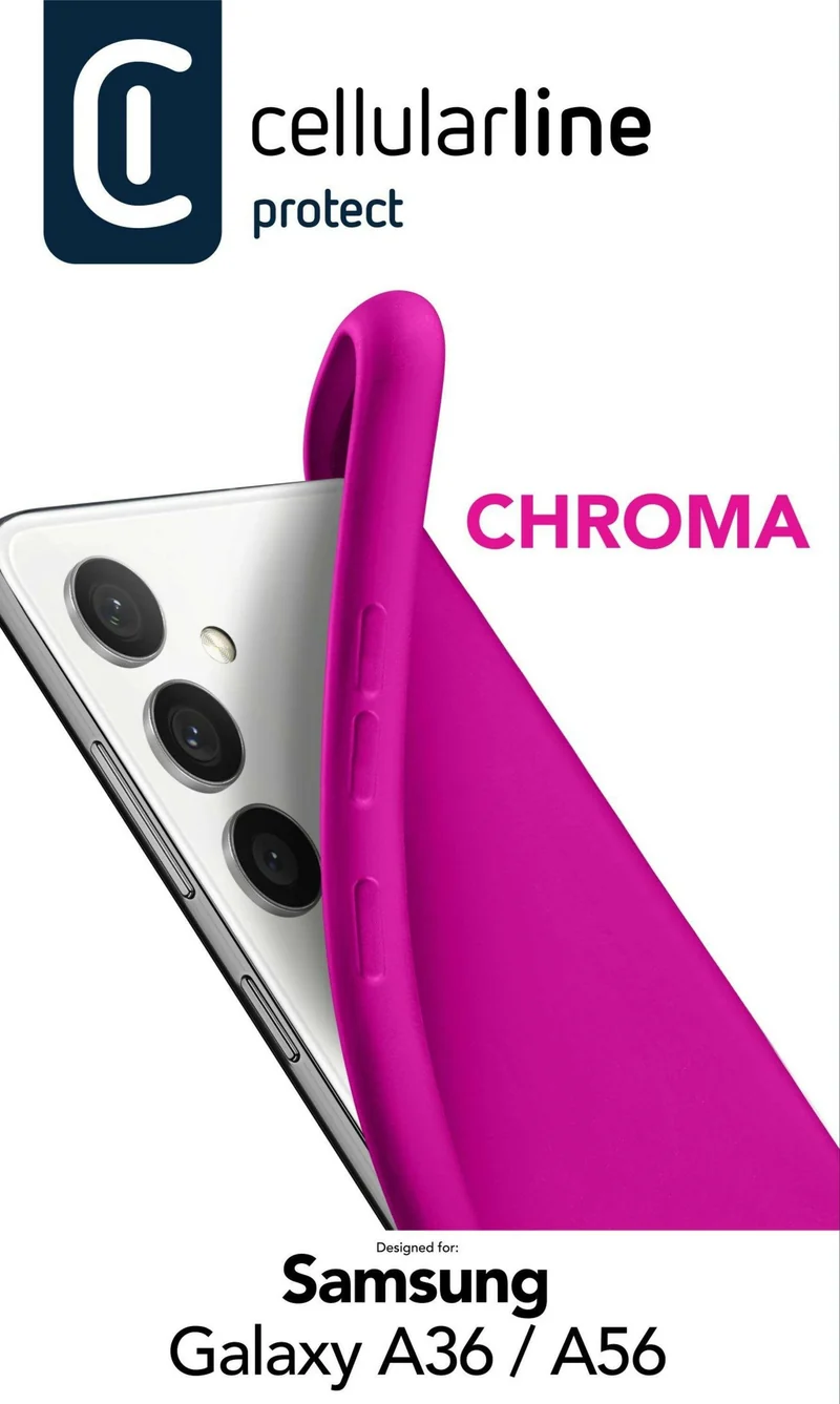 Cellularline Chroma Case für Samsung A36/A56 5G - Pink