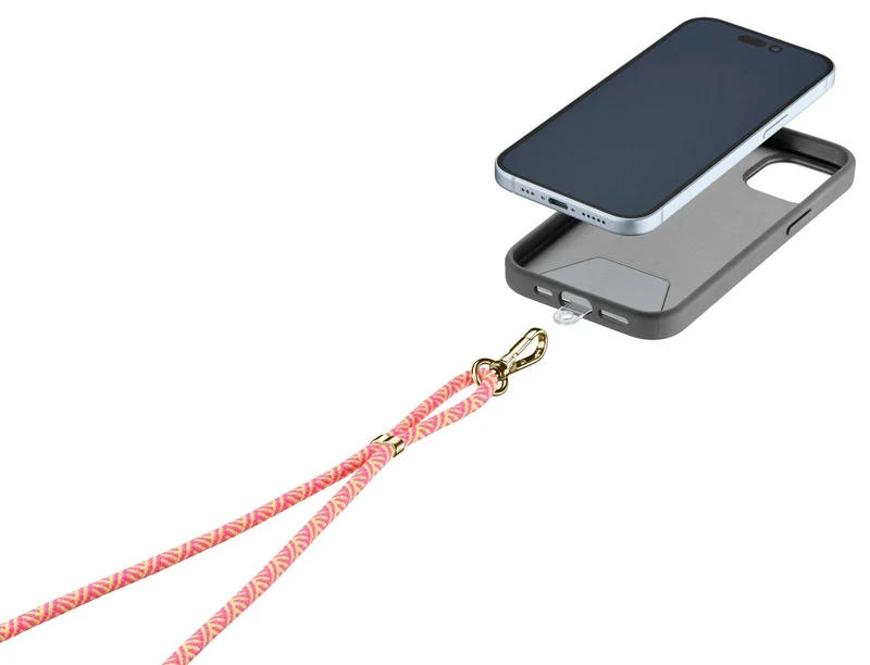 Cellularline Universal Lace Orange Smartphone Neck Strap