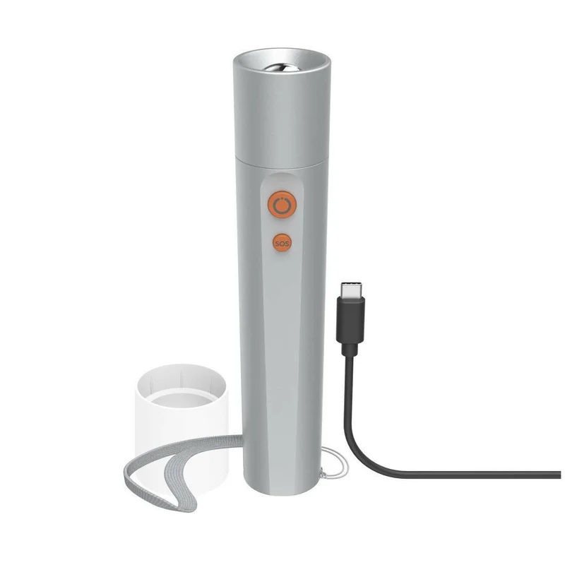 HAMA LED-Taschenlampe FL350-C, aufladbar, 4 Modi + SOS