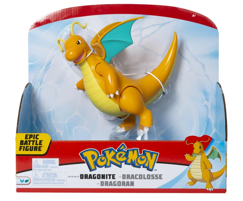 Pokémon Dragoran 30 cm Epic Battle Figur, 7 bewegliche Teile