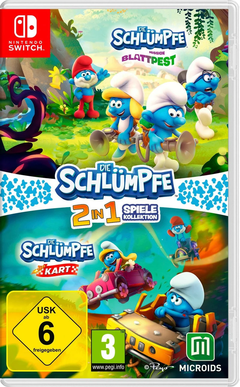 Nintendo Switch Die Schlümpfe 2in1 Spiel – für Kinder ab 6