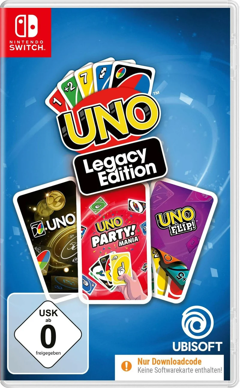 Nintendo Switch UNO Legacy Edition Fun Familien Spiel