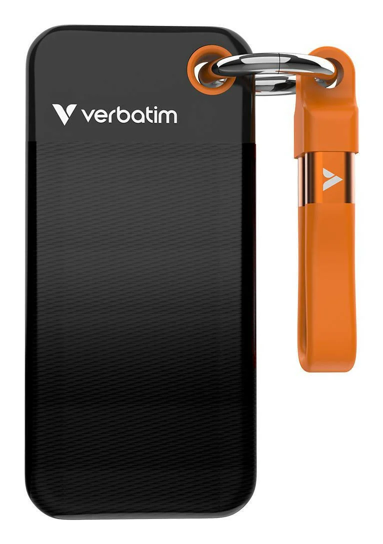 Verbatim Pocket SSD 1TB USB 3.2 Gen 2 Schwarz/Orange