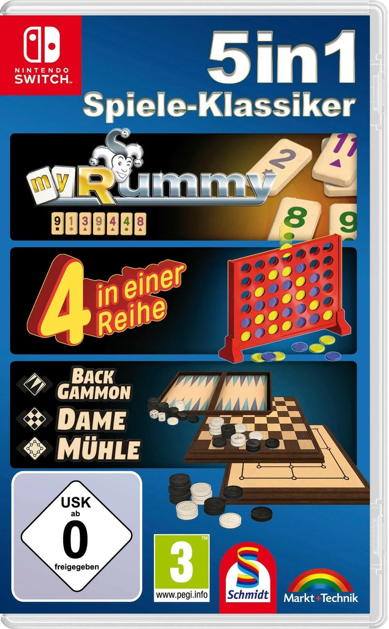 Schmidt Spiele Kollektion Nintendo Switch Fun-Spiel, USK 0