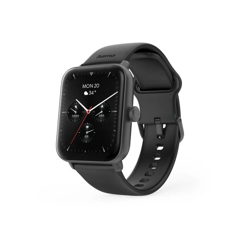 Hama 6010 Smartwatch GPS wasserdicht Schwarz