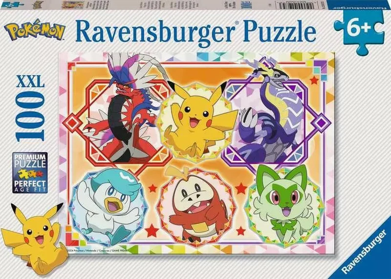 Ravensburger Puzzle Pokémon Karmesin und Purpur - 100