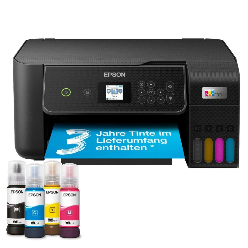 Epson EcoTank ET-2871 A4 Multifunktionsdrucker WLAN schwarz