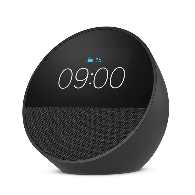 Amazon Echo Spot 2024 Smart Speaker Schwarz Alexa Klang