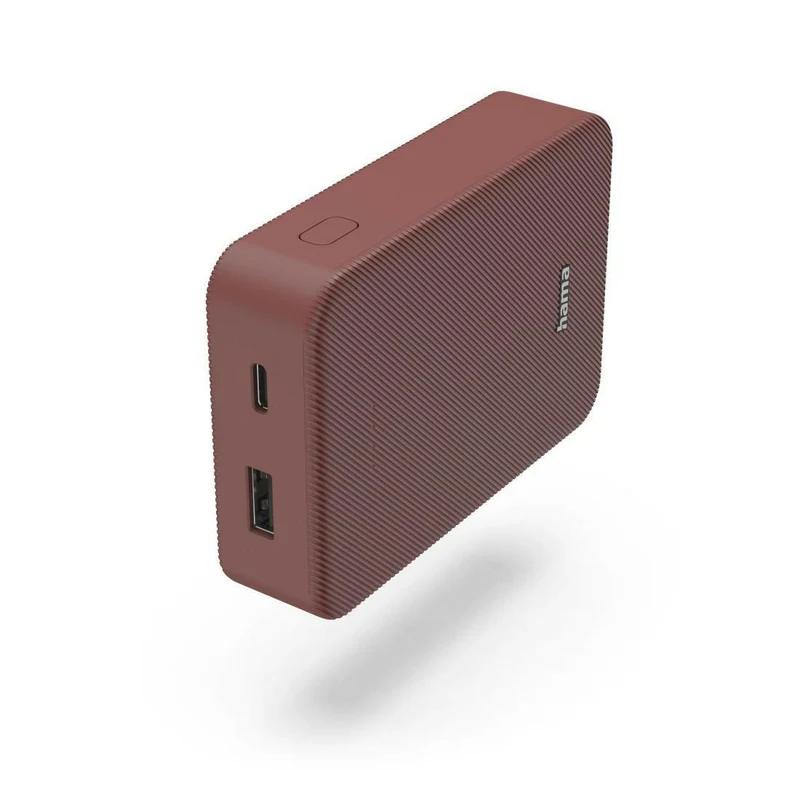 Hama Powerbank Colour 10 10000mAh Rot USB-C/A - Mobil Laden