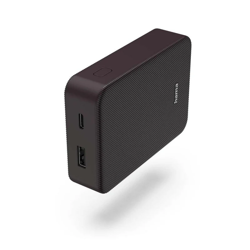Hama Powerbank Colour 10, 10000mAh, USB-C/A, Pflaume